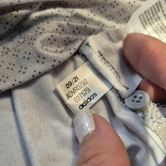 Adidas Golf DryFit Short Sleeve Polo Shirt with Geometric Pattern - Picture 10 of 16